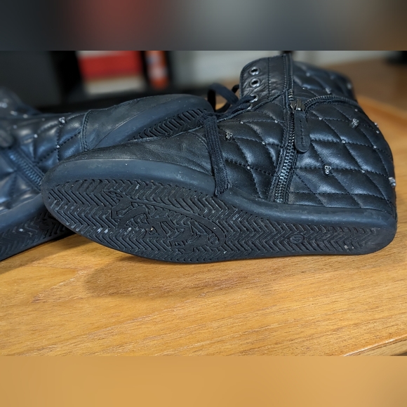 Ash platform sneakers black leather skulls - Picture 6 of 10